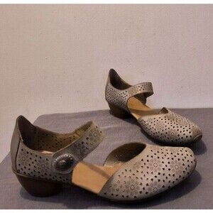 Rieker Shoes Women's US 9.5 EUR 41 Mirjam 53 Gray Antistress